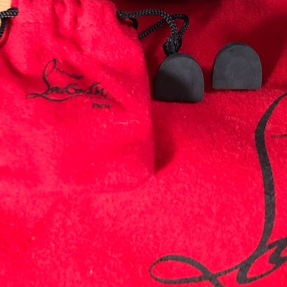 Christian Louboutin size 37 royal blue suede heels - Picture 7 of 8